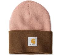 Carhartt - Knit Cuffed Tow-Tone Beanie - Mütze, Gr. One Size, rosa/braun (CameoBrown)