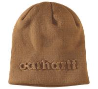 Carhartt Knit Embossed Beanie Men Carhartt Brown
