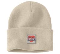 Carhartt Women's Knit Heart Patch Beanie Oat Milk OneSize