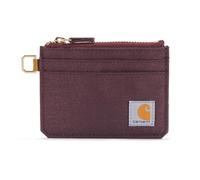 Carhartt Lässige Damen-Geldbörse aus Nylon, Ente mit Reißverschluss, Nylon-Ente mit Reißverschluss (Deep Wine), Einheitsgröße