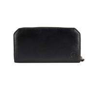 Carhartt Lässige Damen-Geldbörse aus Vollnarbenleder, mehrere Karten- und Geldfächer für einfachen Zugriff, Schwarz, Einheitsgröße