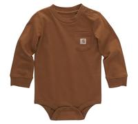 Carhartt Langärmeliger Body mit Taschen, Braun (Carhartt Brown), 18 Months