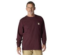 Carhartt Langärmeliges Herren-T-Shirt mit Tasche, lockere Passform