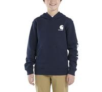 CARHARTT Langärmeliges Kapuzen-Sweatshirt für Jungen, Marineblau Blazer, 8