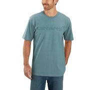 Carhartt Langärmliges, lockerer Schnitt, schweres T-Shirt mit Logo-Grafik