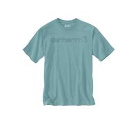 Carhartt Langärmliges, lockerer Schnitt, schweres T-Shirt mit Logo-Grafik