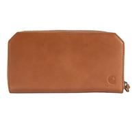 Carhartt Lässige Damen-Geldbörse aus Vollnarbenleder, mehrere Karten- und Geldfächer für einfachen Zugriff, Braun, Einheitsgröße, Clutch-Geldbörse