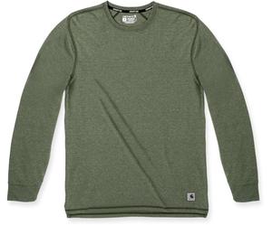 Carhartt Lightweight Durable Relaxed Fit Langarmshirt, dunkelgrün, Größe M