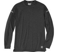 Carhartt Lightweight Durable Relaxed Fit Langarmshirt, schwarz-grau, Größe M für Männer