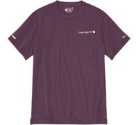 Carhartt Lightweight Durable Relaxed Fit T-Shirt, lila, Größe L für Männer