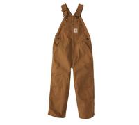 Carhartt Little Boys' Canvas Bib Overall, Carhartt Brown, 6