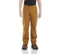 Carhartt Little Boys' Washed Dungaree Pant,Carhartt Brown,6