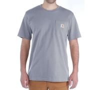 Carhartt lockeres Dearborn-T-Shirt mit Brusttasche heidegrau Größe: S