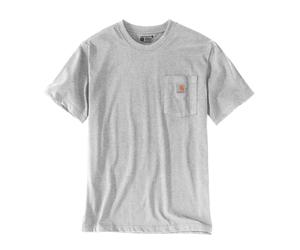 Carhartt lockeres Dearborn-T-Shirt mit Brusttasche heidegrau Größe: XL