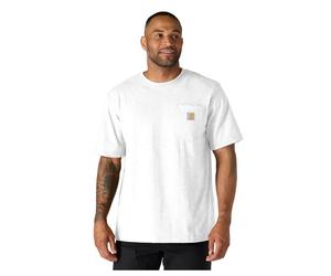 Carhartt lockeres Dearborn-T-Shirt mit Brusttasche weiß Größe: S