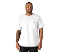 Carhartt lockeres Dearborn-T-Shirt mit Brusttasche weiß Größe: XXL