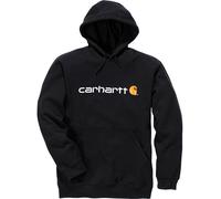 Carhartt Signature Logo Hoodie schwarz pur - XL