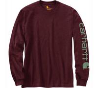 carhartt Long Sleeve Logo-Shirt | Iron Ore Heather | M