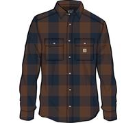 Carhartt Long-Sleeve Plaid Shirt 107013 Red Duck-M