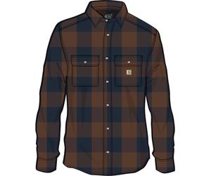 Carhartt Long-Sleeve Plaid Shirt 107013 Red Duck-S