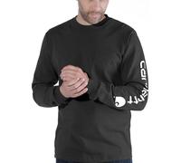 Carhartt Siganture Long Sleeve Logo T-Shirt schwarz M