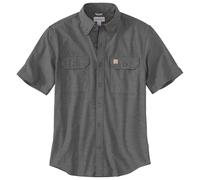 Carhartt - Loose Chambray S/S - Hemd, Gr. L, grau (BlackChambray)
