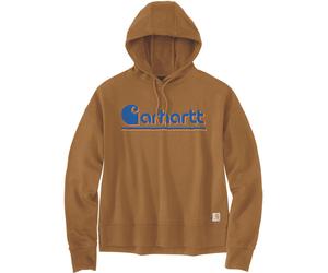 Carhartt Loose Fit Fall Graphic Damen Hoodie, braun, Größe S