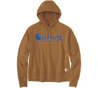 Carhartt Loose Fit Fall Graphic Damen Hoodie, braun, Größe XL
