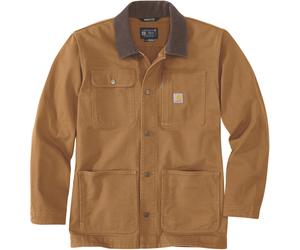 Carhartt Loose Fit Firm Duck Chore Mantel, braun, Größe L für Männer