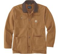 Carhartt Herrenjacke Rugged Flex Duck Chore Coat Loose Fit Braun Größe M