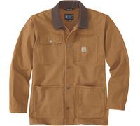 Carhartt Loose Fit Firm Duck Chore Mantel, braun, Größe S für Männer