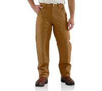 Carhartt Herren Loose Fit Firm Duck Arbeitshose mit verstärkter Vorderseite, Carhartt® Braun, W33/L32