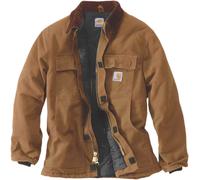 Carhartt Loose Fit Firm Duck Insulated Traditional 3 Warmest Mantel, hellbraun, Größe S