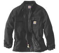 Carhartt Loose Fit Firm Duck Insulated Traditional 3 Warmest Mantel, schwarz, Größe L für Männer