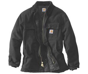 Carhartt Loose Fit Firm Duck Traditional Coat S schwarz