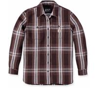 Carhartt Loose Fit Heavyweight Twill Damen Hemd, lila-braun, Größe L