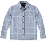 Carhartt Loose Fit Midweight Flannel Damen Hemd, blau, Größe XS
