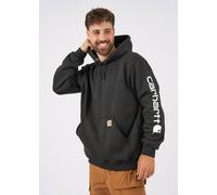 Carhartt Loose-Fit Midweight Sweatshirt mit Logo-Print am Ärmel - Kapuzenpullover - Größe M