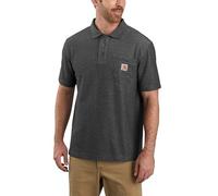 Carhartt - Midweight S/S Pocket Polo - Polo-Shirt, Gr. M, grau (CarbonHeather)