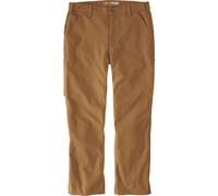Carhartt Herren Loose Straight Rugged Flex™ Duck Dungaree Work Utility Pants, Braun (Carhartt Brown), 38W / 32L EU