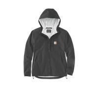 Carhartt Storm Defender Herrenjacke, lockere Passform, leicht, verstaubar, Schwarz, M
