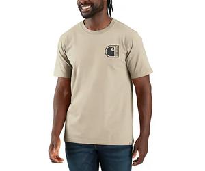 CARHARTT M RlxdFt LW SS C Grpc Tsrt Herren | A16 OAT MILK | XXL