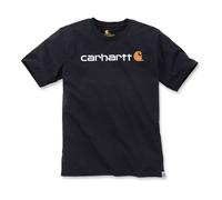 Carhartt T‑Shirt Core Logo S/S – schwarz (Black 001) Größe S