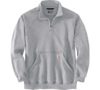 Carhartt Marquette 1/4-Zip Mock-neck Sweatshirt heather gray (HGY) XL REG