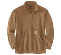 Carhartt - Marquette 1/4-Zip Mock-Neck Sweatshirt - Pullover, Gr. M, braun (NightFatigue)