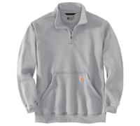 Carhartt - Marquette 1/4-Zip Mock-Neck Sweatshirt - Pullover, Gr. XL, grau (HeatherGray)