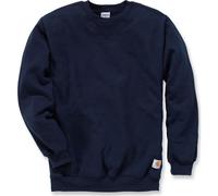 Carhartt Herren Sweatshirt K124 – Mittelschwer, Rundhalsausschnitt – Marineblau Größe 46