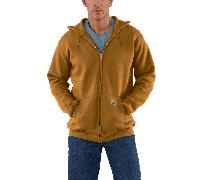 Carhartt Marquette Full-Zip Sweatshirt Men Carhartt Brown XS