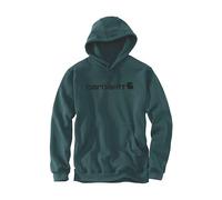 Carhartt - Signature Logo Sweatshirt - Hoodie, Gr. XL, blau (Greenstone)