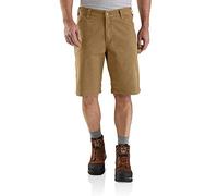 Carhartt Men's 11" Rugged Flex Rigby Work Short, Hickory, W44